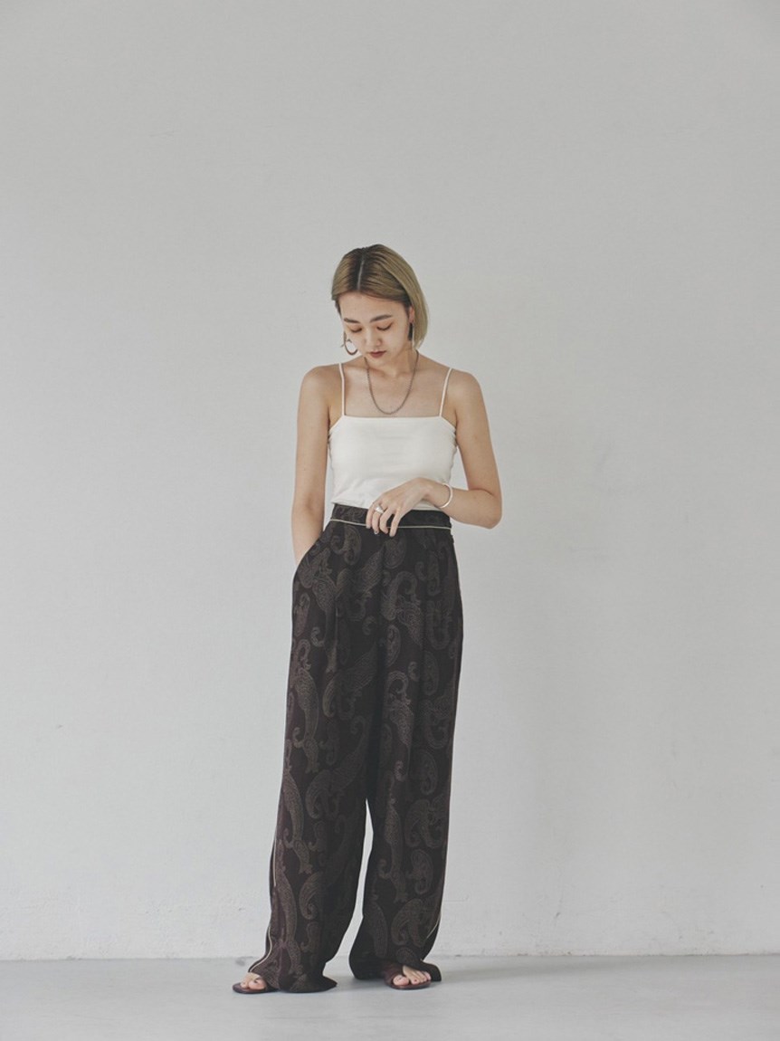 Paisley Rough Pants(フルレングス)|TODAYFUL(トゥデイフル