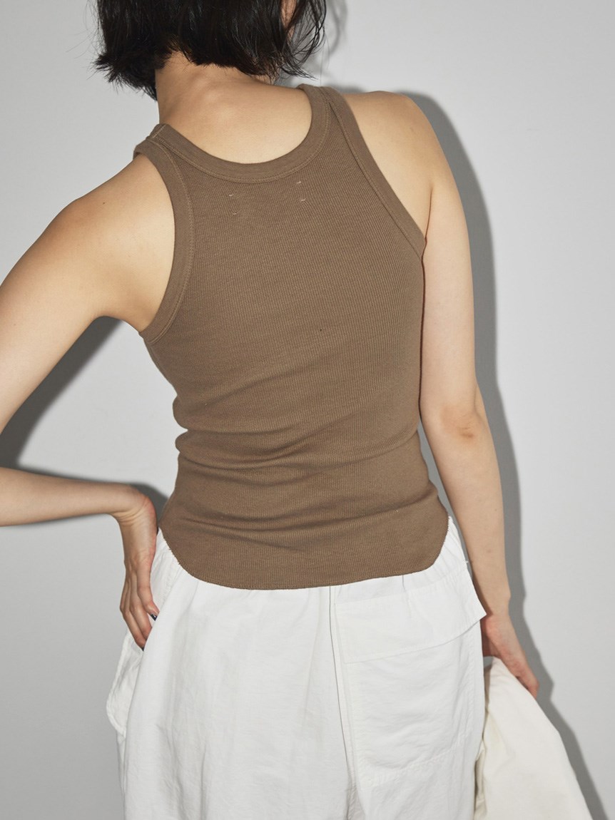 TODAYFUL Multiborder Rib Tanktop ICEBLUE