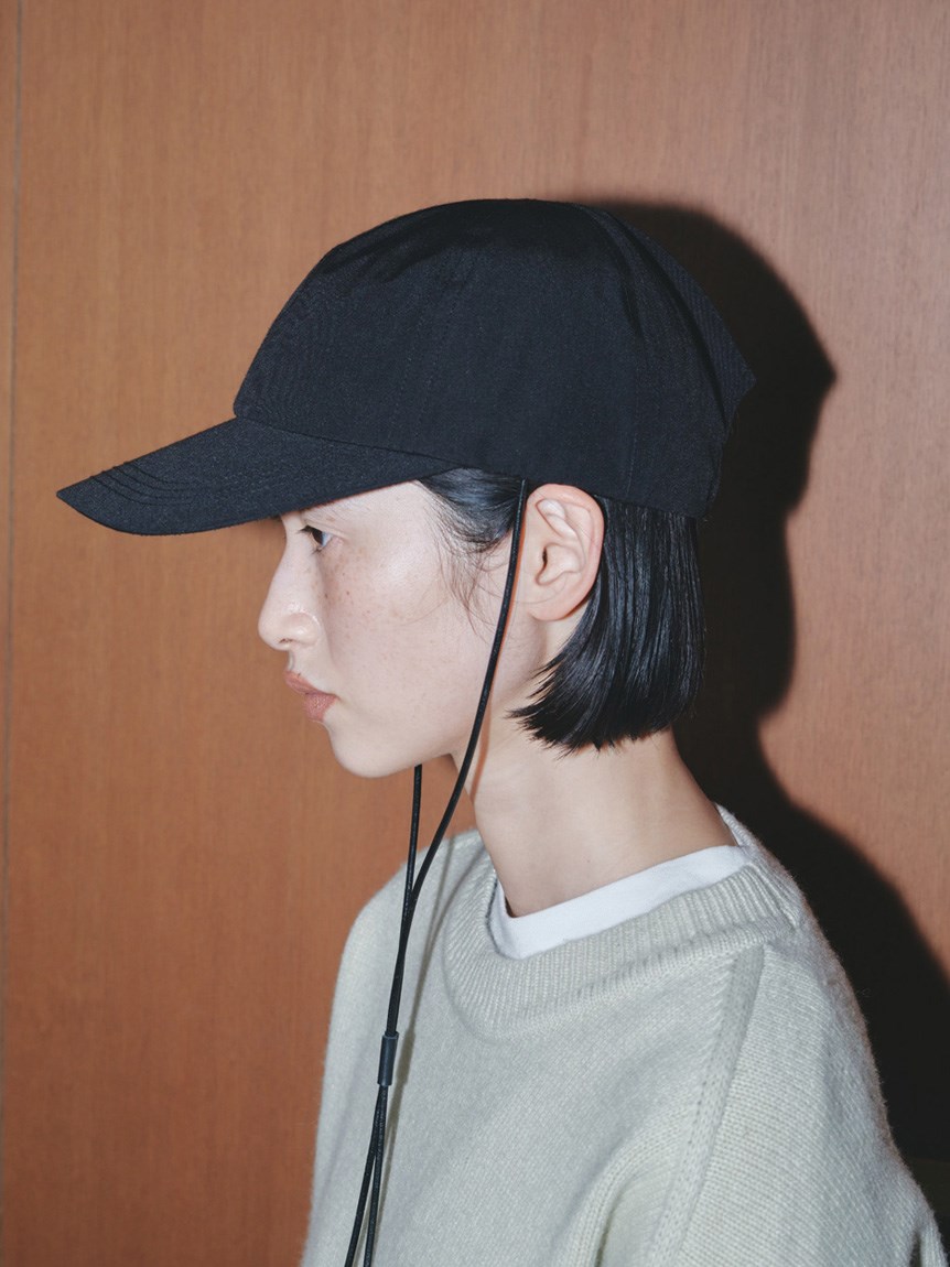 【新品未使用】Life's Leather Cord Cap todayful黒