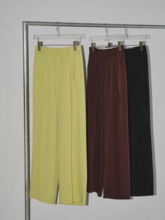 TODAYFUL/Tuck Wide Trousers/フルレングス