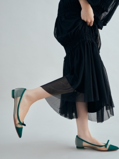 TSURU by Mariko Oikawa/Clematis flat shoes/フラットシューズ