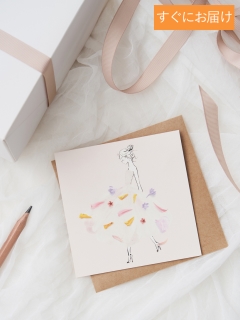 USAGI Gift/【USAGI ONLINEオリジナル】Floewr Dress/Nozomi Yuasa メッセージカード/有料メッセージカード