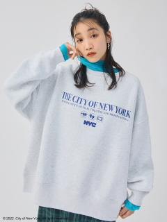 LITTLE UNION TOKYO/【GOOD ROCK SPEED / グッドロックスピード】 NYC Logo Print Sweatshirt/スウェット