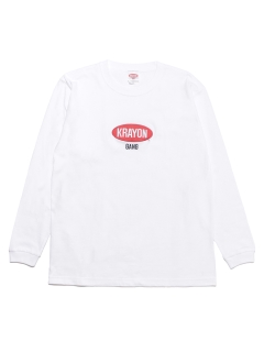 LITTLE UNION TOKYO/【KRAYON GANG】OVAL LOGO EMBROIDERED L/S Tee/カットソー/Tシャツ