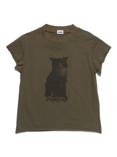 LITTLE UNION TOKYO/【irojikake】CAT POWER T SHIRTS/カットソー/Tシャツ