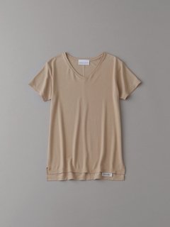 UNDERSON UNDERSON/1/42ベーシックVネックTシャツ【ウィメンズ】/カットソー/Tシャツ