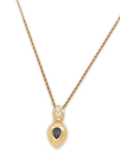 USAGI Vintage/Christian Dior/line stone necklace/ネックレス