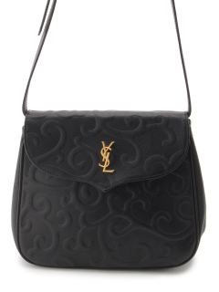 USAGI Vintage/Yves Saint Laurent/Cassandra logo flap shoulder/ショルダーバッグ