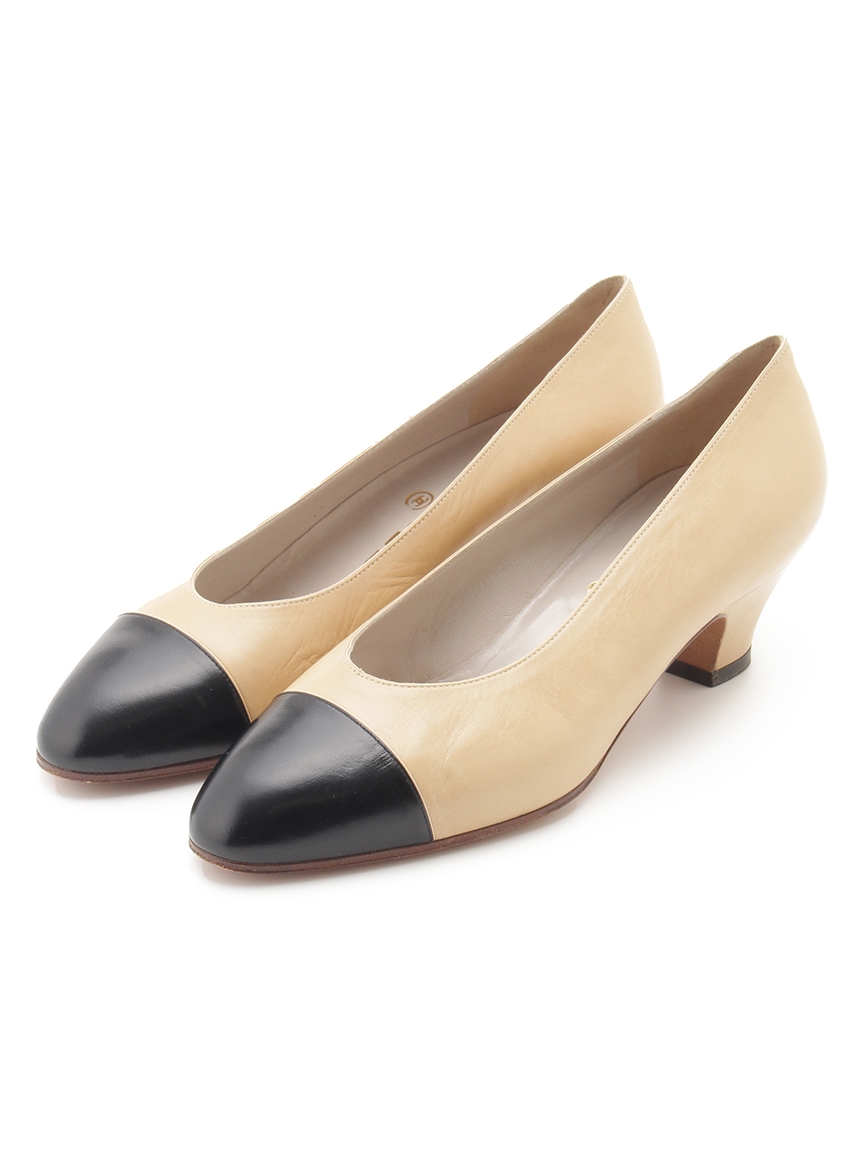 CHANEL/bicolor pumps size 6 1/2 (23-23.5cm)（パンプス）｜USAGI ...