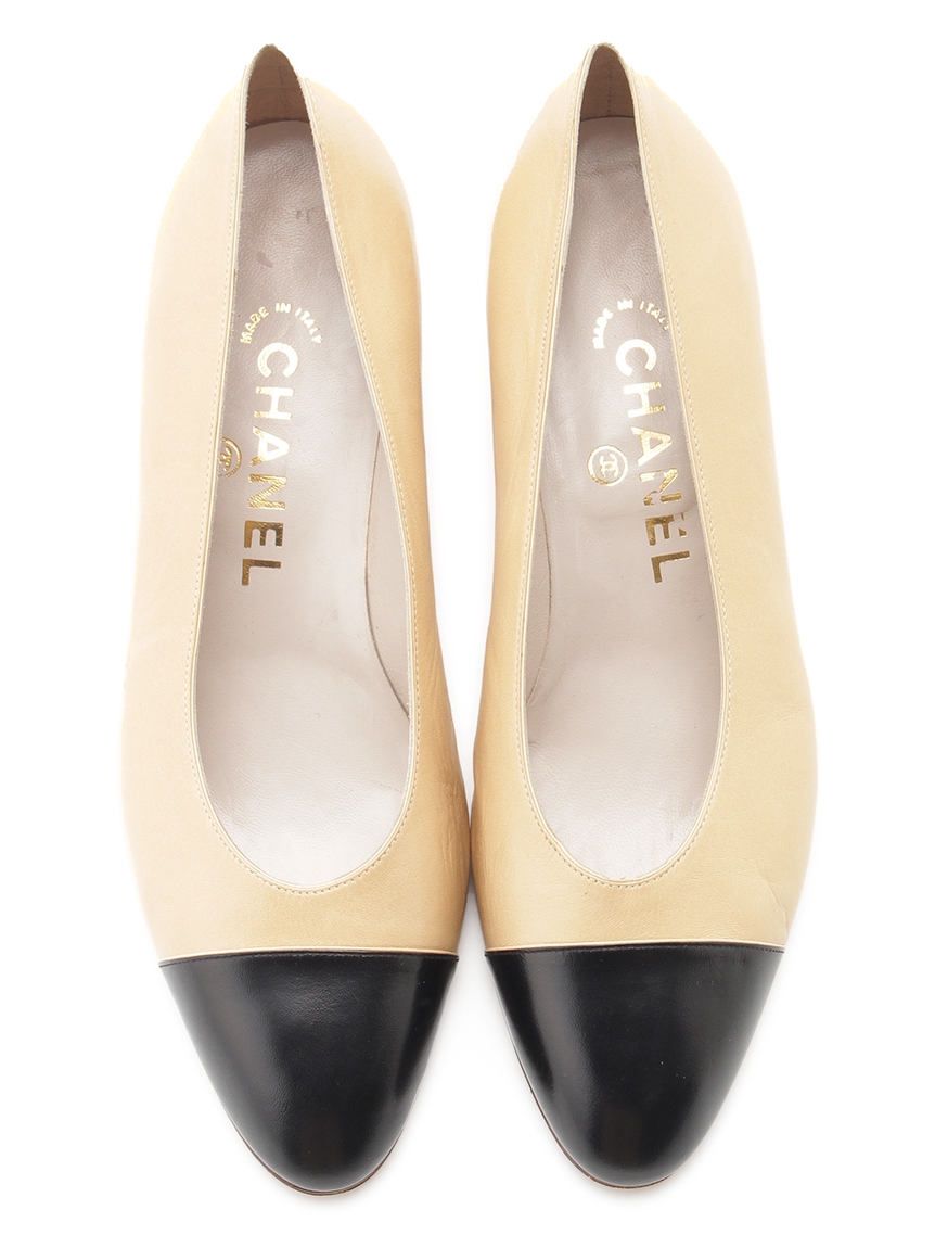 CHANEL/bicolor pumps size 6 1/2 (23-23.5cm)（パンプス）｜USAGI ...