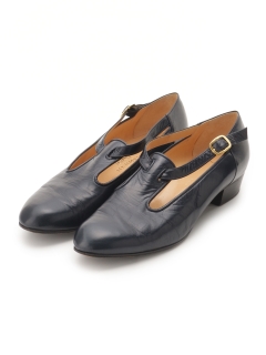 USAGI Vintage/HERMES/calf belt shoes size.37/フラットシューズ