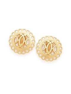 USAGI Vintage/HERMES/round earrings/イヤリング