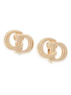 USAGI Vintage/Christian Dior/CD logo earrings/イヤリング