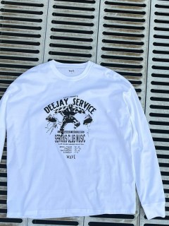 WAVE/DEEJAY SERVICE L/S T-SHIRT/カットソー/Tシャツ