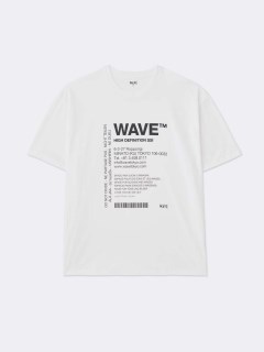 WAVE/DISCLAIMER T-SHIRT/カットソー/Tシャツ
