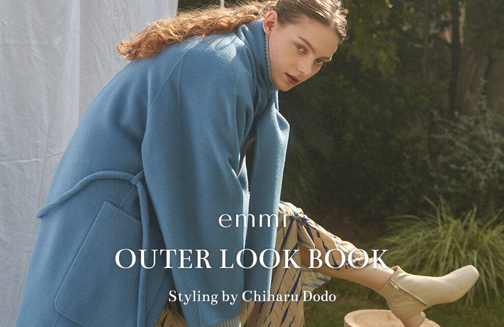 emmi OUTER LOOK BOOK Styling by Chiharu Dodo