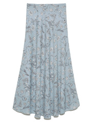 裾メロー花柄ナローフレアスカートのアイテム画像