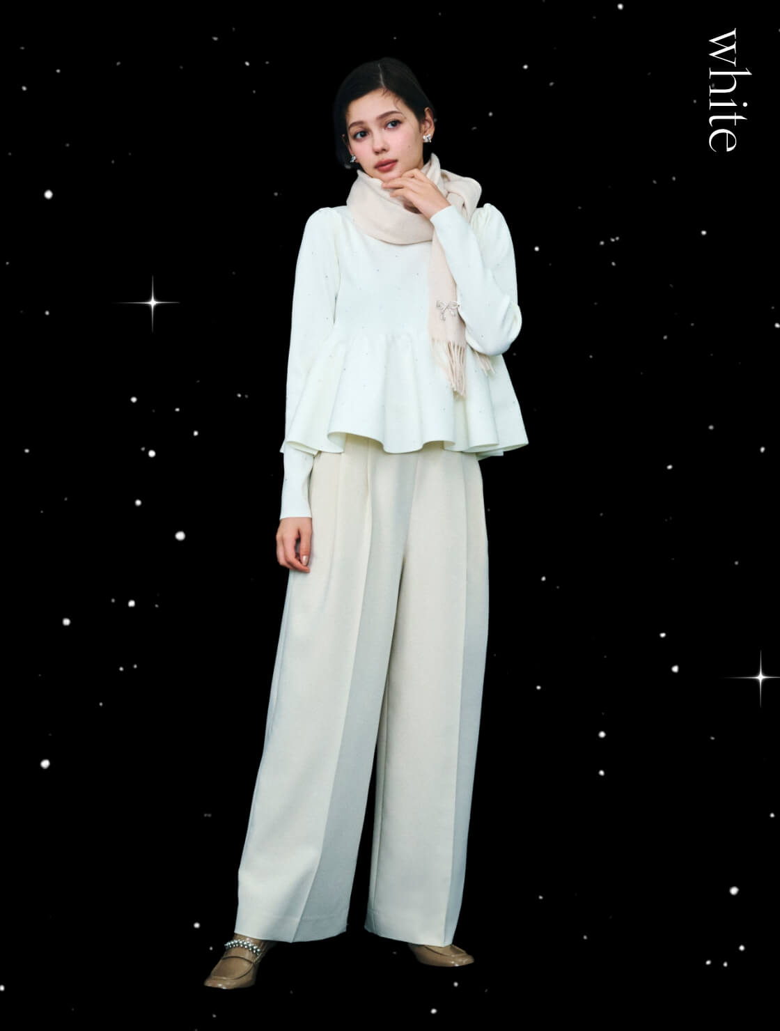 モデル画像 White