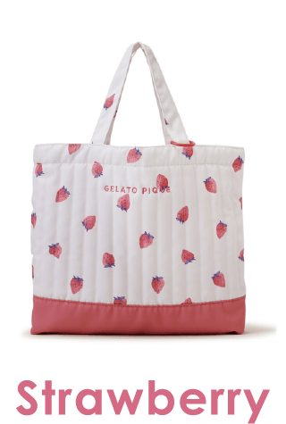                              子供レッスンバッグ「イチゴ柄」                             Strawberry                             