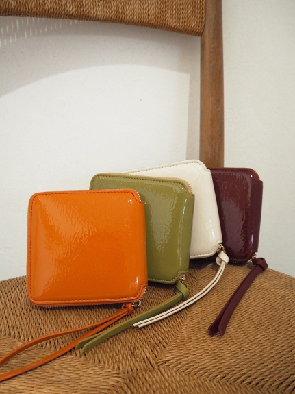 TODAYFUL Leather Mini Wallet -Beige