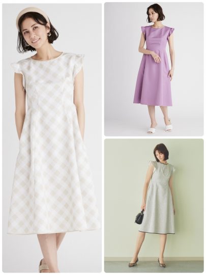 痛くならない 上品 華やか 大人にオススメな ミニ ミディ丈ワンピース Usagi Magazine ウサギオンライン公式通販サイト