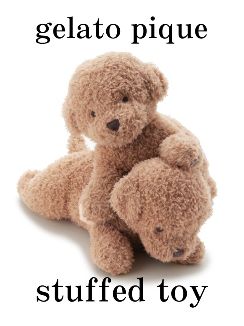 ジェラートピケ】の《ぬいぐるみ》が可愛すぎる♡ ベッド周りに