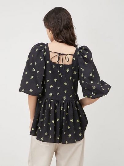 【即日発送】【フォロー割】蝶の羽のワンピース♡シフォン♡花♡レトロ♡L 楽天市場】ワンピース 花柄 Vネック レース シフォン パーティ